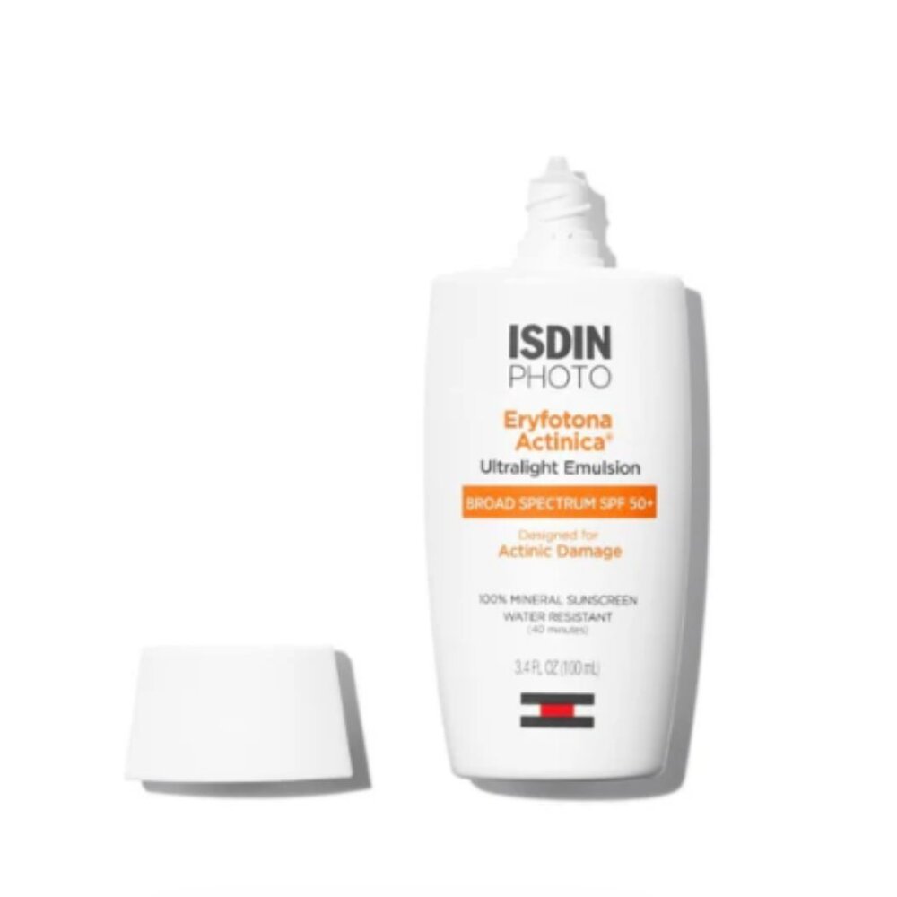 NWT ISDIN Eryfotona Actinica Ultralight Mineral Sunscreen SPF 50 3.4 fl oz - Picture 2 of 3